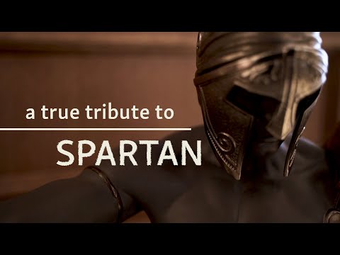 Youtube video of Lladro's Spartan. The text on the thumbnail says: a true tribute to Spartan