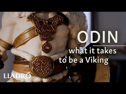 Lladró Allfather God Odin Nordic Mythology Sculpture