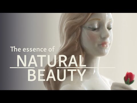 Youtube video of Lladro's Rose Ball. The text on the thumbnail says: The essence of Natural Beauty 