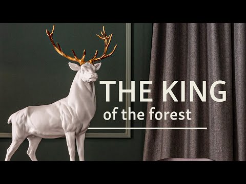 Youtube video of Lladro's Deer. The text on the thumbnail reads: The King of the forest. 