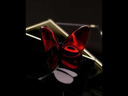 Baccarat Lucky Butterfly Red Crystal