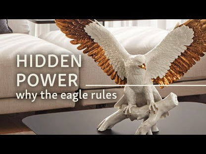 Lladró Freedom Eagle Sculpture White and Copper