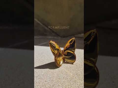 新品 Baccarat クリスタル ラッキーバタフライ GOLD パピヨン Papillon Lucky Butterfly Diamond, Gold – Zieben Mare